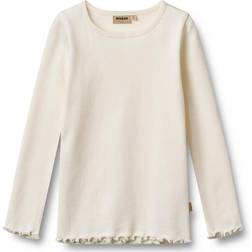 Wheat Långärmad T-Shirt Ida - Ivory
