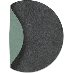 Lind DNA Cloud-Nupo Circle Reversible Anthracite/Pastel Green Coaster 10cm