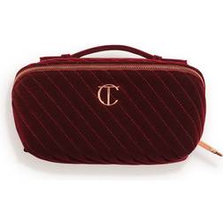 Charlotte Tilbury Stor Sminkväska - Sammet - Röd
