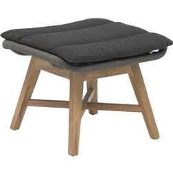 Hillerstorp Himmelsnäs fotpall Teak/mörkgrå