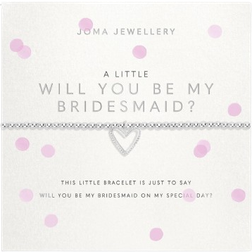 Joma Jewellery A Little Will You Be My Bridesmaid Bracelet - Silver