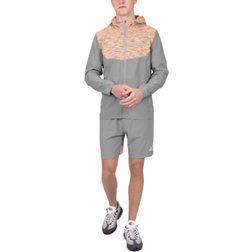 Montirex Trail Windbreaker - Grey/Blue/Pink/Orange