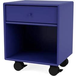 Montana Furniture Dream Castors Monarch/Black Bedside Table 30x35.4cm