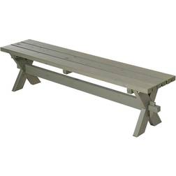 Plus Nostalgi 18591-15 - Grey - Brown Havebænk