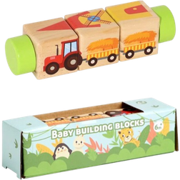 Shein New Wooden Rotating Building Blocks - An Interesting Game. Figures