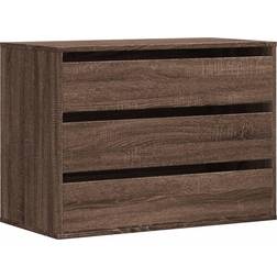 vidaXL Til Hjørne 80x41x58cm Konstrueret Træ Brun Kommode 80x58cm