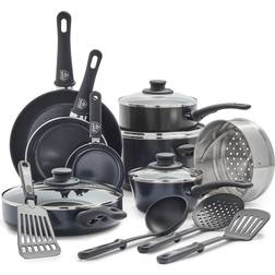 GreenLife Soft Grip Set med lock 16 delar