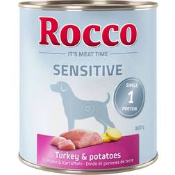 Rocco Sensitive Turkey & Potatoes 800g 6-pack