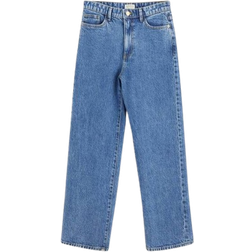 Lindex Wide Hanna Cropped Jeans - Denim Blue