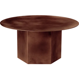 GUBI Epic Earthy Red Steel Coffee Table 80cm