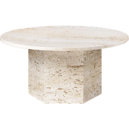 GUBI Epic Neutral White Coffee Table 80cm