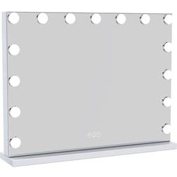 Uniq Luxury Hollywood Makeup Mirror XL White