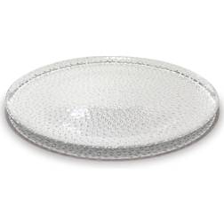 aida Raw Glass Beads Clear Serving Dish 34.5cm
