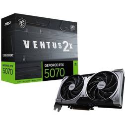 MSI GeForce RTX 5070 Ventus 2X OC 1 x HDMI 3 x DP White 12GB GDDR7