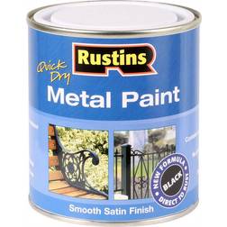 Rustins Quick Dry Metal Paint Black 0.5L