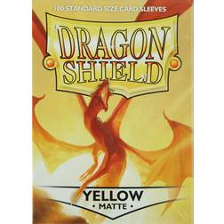 Dragon Shield Matte 100 Standard Sleeves Yellow