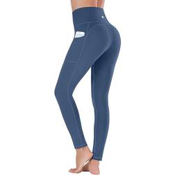 Ewedoos High Waisted Leggings with Pockets - Indigo