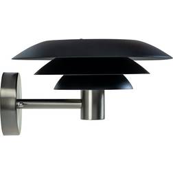 Dyberg Larsen DL25 Black/Stainless Steel Wall light ∅ 25cm