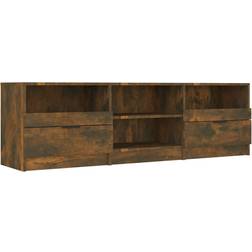 vidaXL 817114 Smoked Oak TV Bench 150x45cm