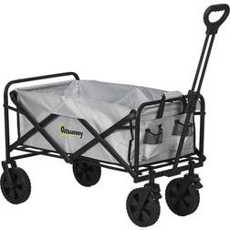 OutSunny Folding Outdoor Storage Trolley Cart Bag
