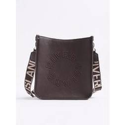River Island Ri Logo Messenger Bag - Brown
