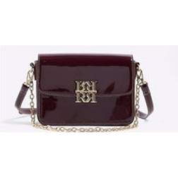 River Island Red Patent Rr Satchel Bag - Red