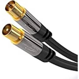 KabelDirekt 4K Antennkabel Koaxialkabel 3m TV