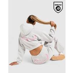 Juicy Couture Y2K Diamante Fleece Hoodie - Grey