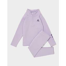 Montirex Girls Graphic 1/4 Zip Set - Lila