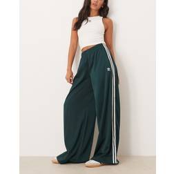 adidas Originals Wide Leg Satin Joggers - Green