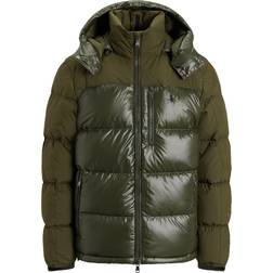 Polo Ralph Lauren Jacke Grhm Steppjacke Mit Label Stitching - Oliv