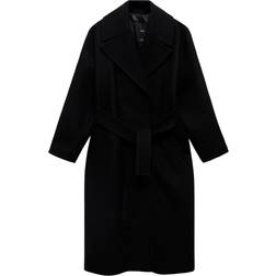 Mango Mantel Traviata - Schwarz