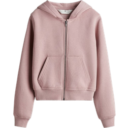 H&M Zip Through Hoodie - Dusty Pink (1299492003)