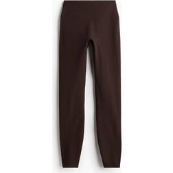 H&M Dam Träningsleggings SoftMove - Brun