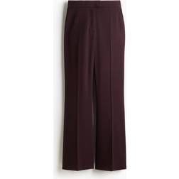 H&M Bootcut Bukser Dame - Vinrød