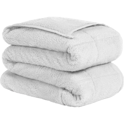 Brentfords Teddy Weight blanket 8kg Silver (200x150cm)