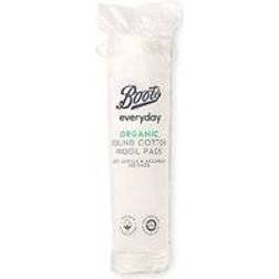 Boots Everyday Organic Cosmetic Round Cotton Wool Pads 100-pack