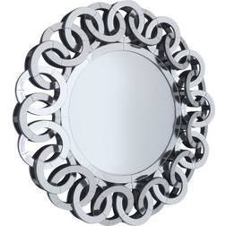 Rosdorf Park Concave Chrome Wall Mirror 90cm