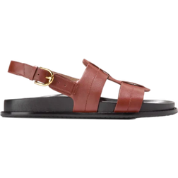 Cole Haan Marlee Fisherman Footbed - Dark Cuoio