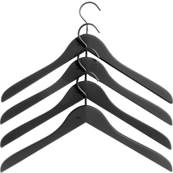Hay Soft Coat Slim Black Hanger 44cm 4pcs