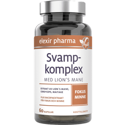 Elexir Pharma Elexir Svamp Komplex Lion’s mane 60 st
