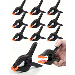Shein 3Inches Large Heavy Duty Clamps, Woodworking Tools, Handheld Clips For Home Use, Spring Clamp, Powerful Clip For Fixing, Tools For Men Clamp