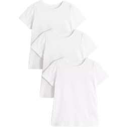 Tu Crew Neck T-Shirts 3-pack - White (128774603)