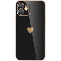 Geni-Store Solid Plating Lens Protection Phone Case