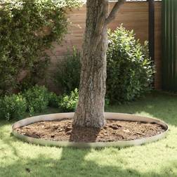 vidaXL Garden Lawn Edging 4 Pcs 450 x 15 cm Stainless Steel
