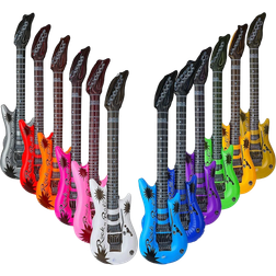 Shein 1/6/9/12pcs Inflatable Guitar Purple