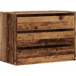 vidaXL 852859 Aged Wood Chest of Drawer 80x58cm