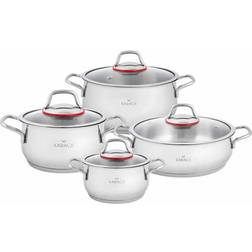 Karaca Emirgan Cookware Set with lid 8 Parts
