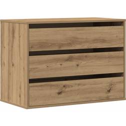 vidaXL Ek 80x41x58 cm Konstruerat Trä Byrå 80x58cm