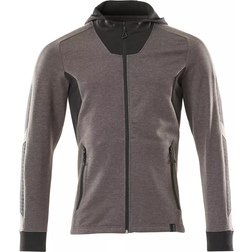 Mascot 18584-962 Accelerate Hoodie with Zipper - Dark Anthracite/Black